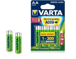 Laddningsbara batterier Varta